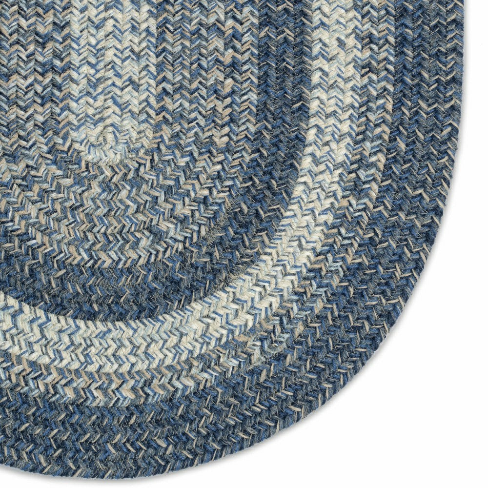 Plow & Hearth Indoor/Outdoor Oval Woodridge Braided Polypropylene Rug, 4' x 6'