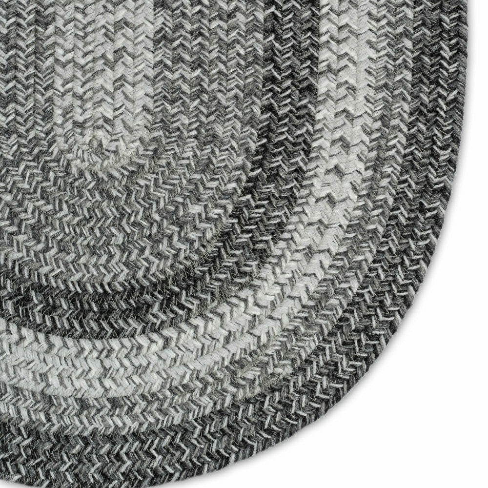 Plow & Hearth Indoor/Outdoor Oval Woodridge Braided Polypropylene Rug, 2' x 3'