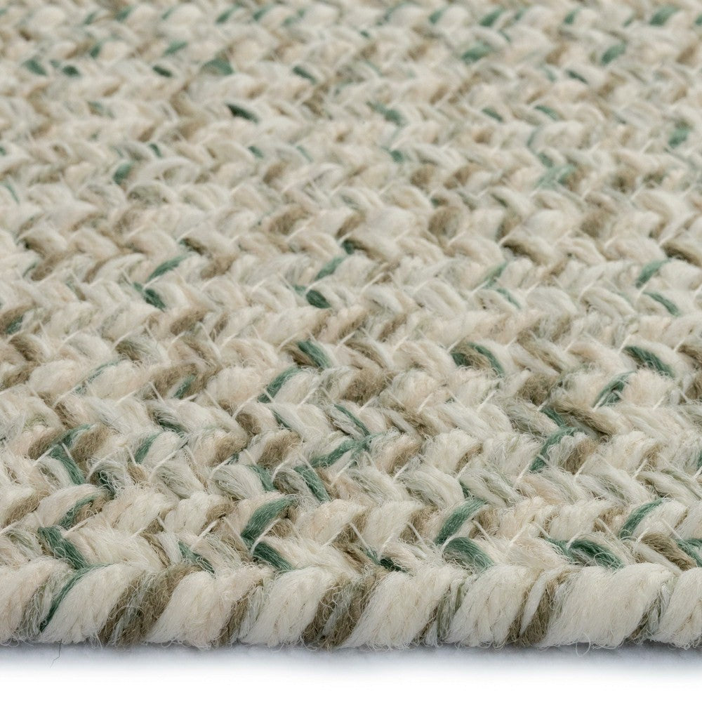 Plow & Hearth Indoor/Outdoor Oval Pine Creek Braided Polypropylene Rug, 2'7" x 9' Ru