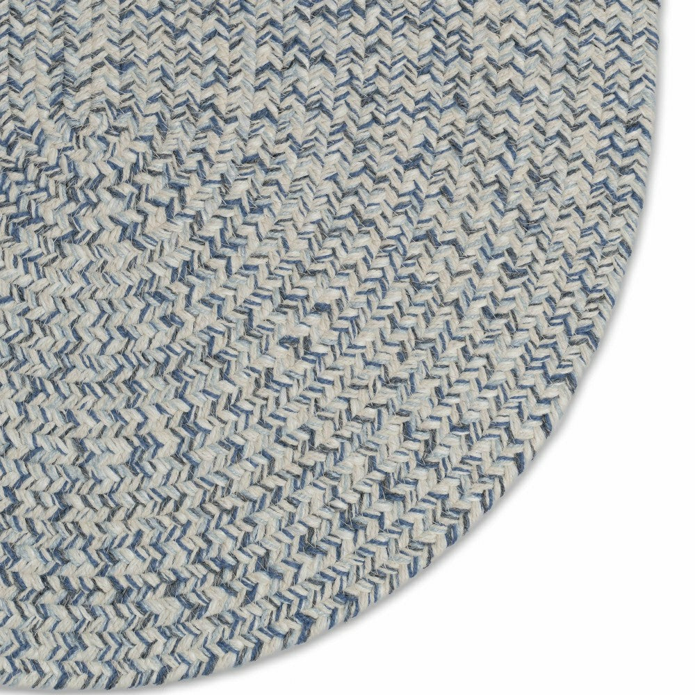 Plow & Hearth Indoor/Outdoor Oval Pine Creek Braided Polypropylene Rug, 2'7" x 9' Ru