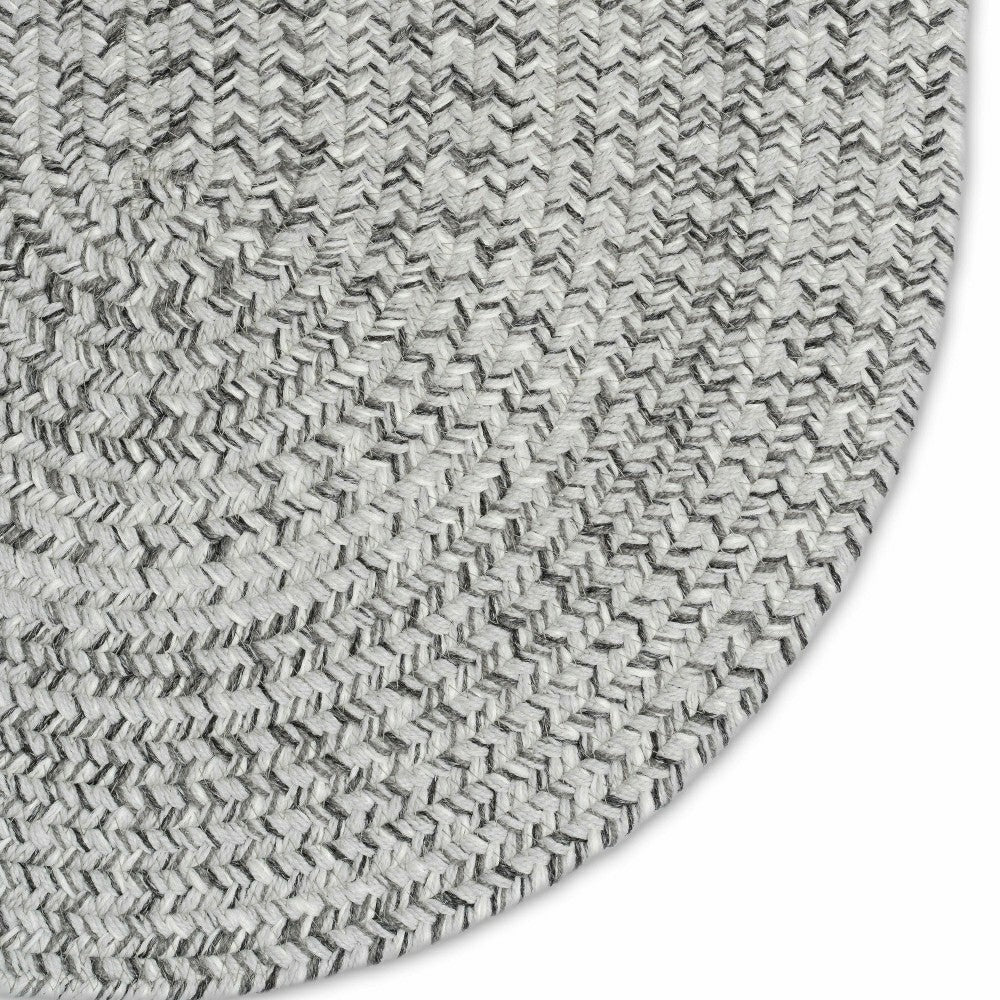 Plow & Hearth Indoor/Outdoor Oval Pine Creek Braided Polypropylene Rug, 2'7" x 9' Ru
