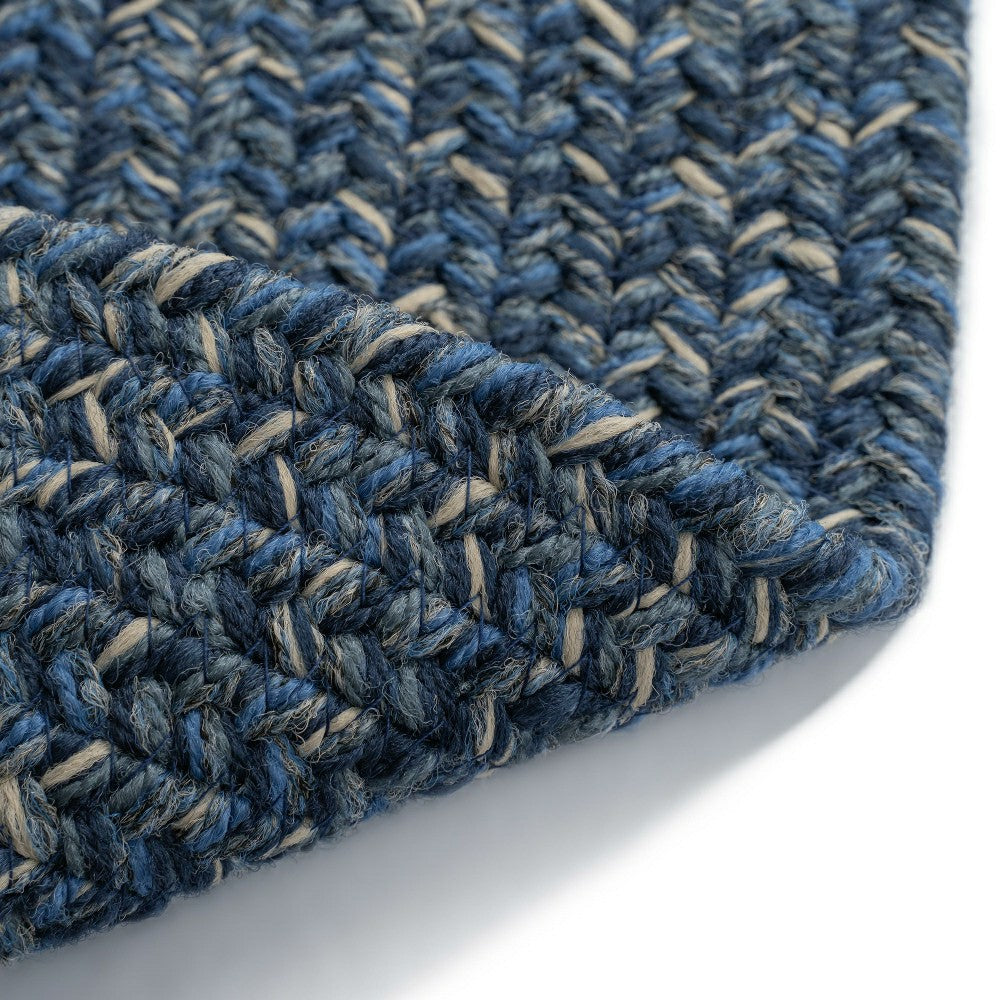 Plow & Hearth Indoor/Outdoor Oval Pine Creek Braided Polypropylene Rug, 2'7" x 9' Ru