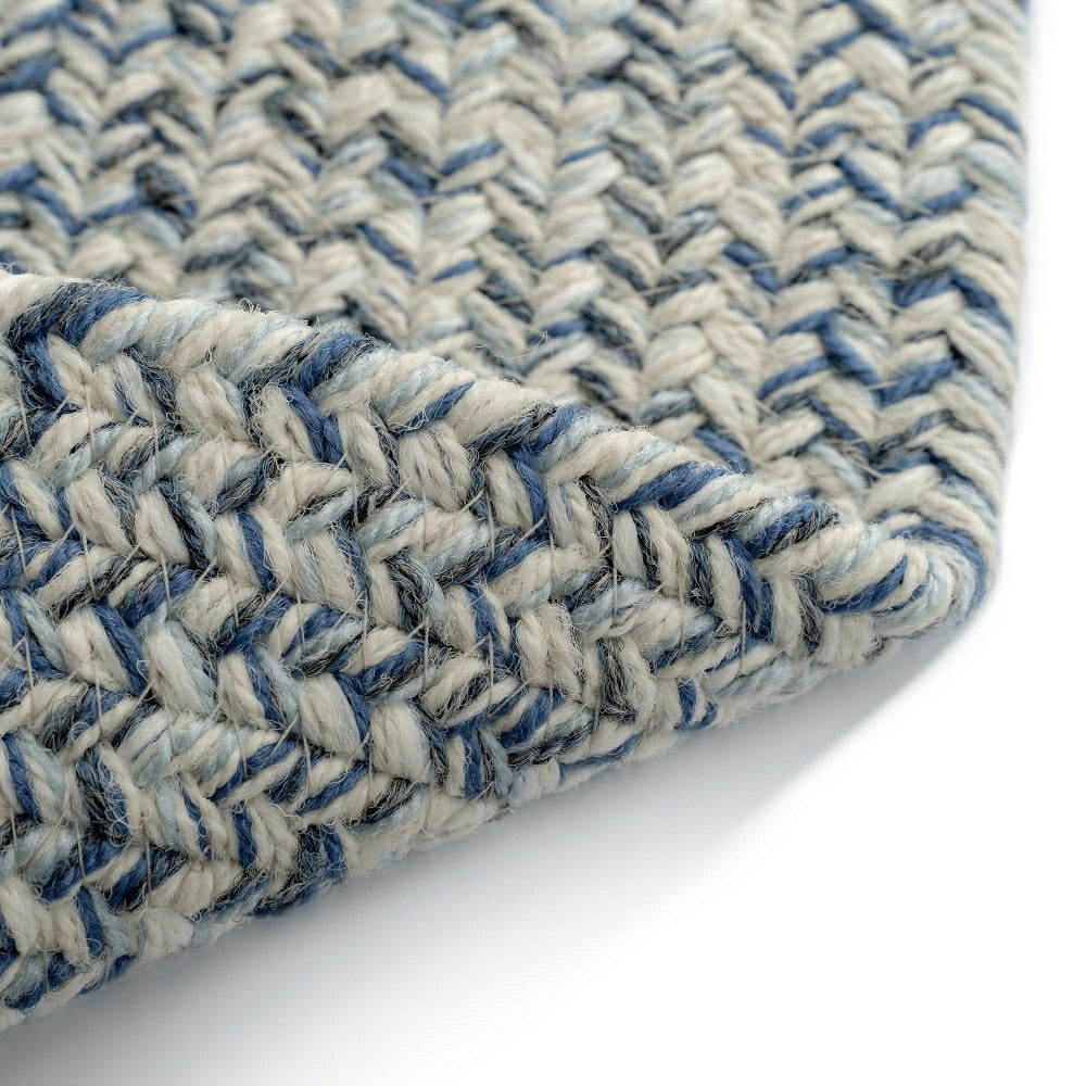 Plow & Hearth Indoor/Outdoor Oval Pine Creek Braided Polypropylene Rug, 2'7" x 9' Ru