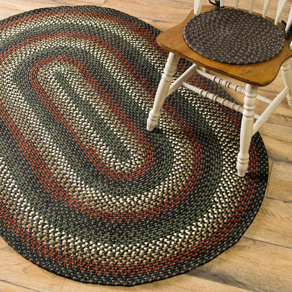 Plow & Hearth Braided Polypro Roanoke Rug 8x11
