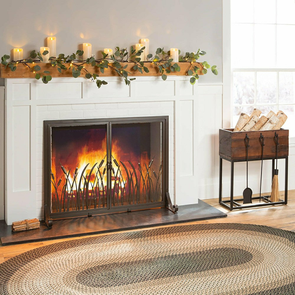 Plow & Hearth USA-Made Wool Braided Virginia Rug, 2' x 3'