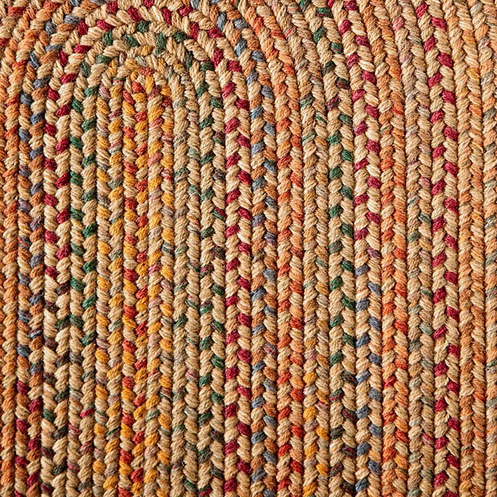 Plow & Hearth Blue Ridge Wool Braided Rug, 3' x 5'