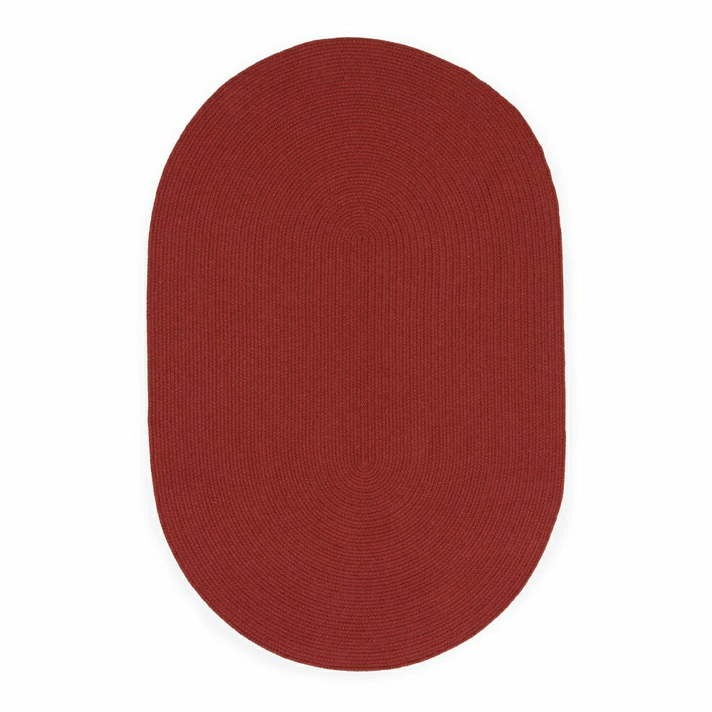 Plow & Hearth Blue Ridge Wool Braided Rug, 3' x 5'