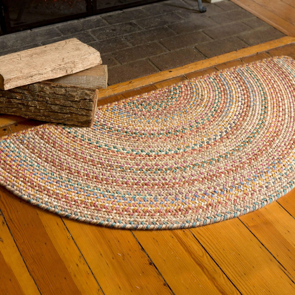 Plow & Hearth Blue Ridge Wool Braided Rug, 3' x 5'
