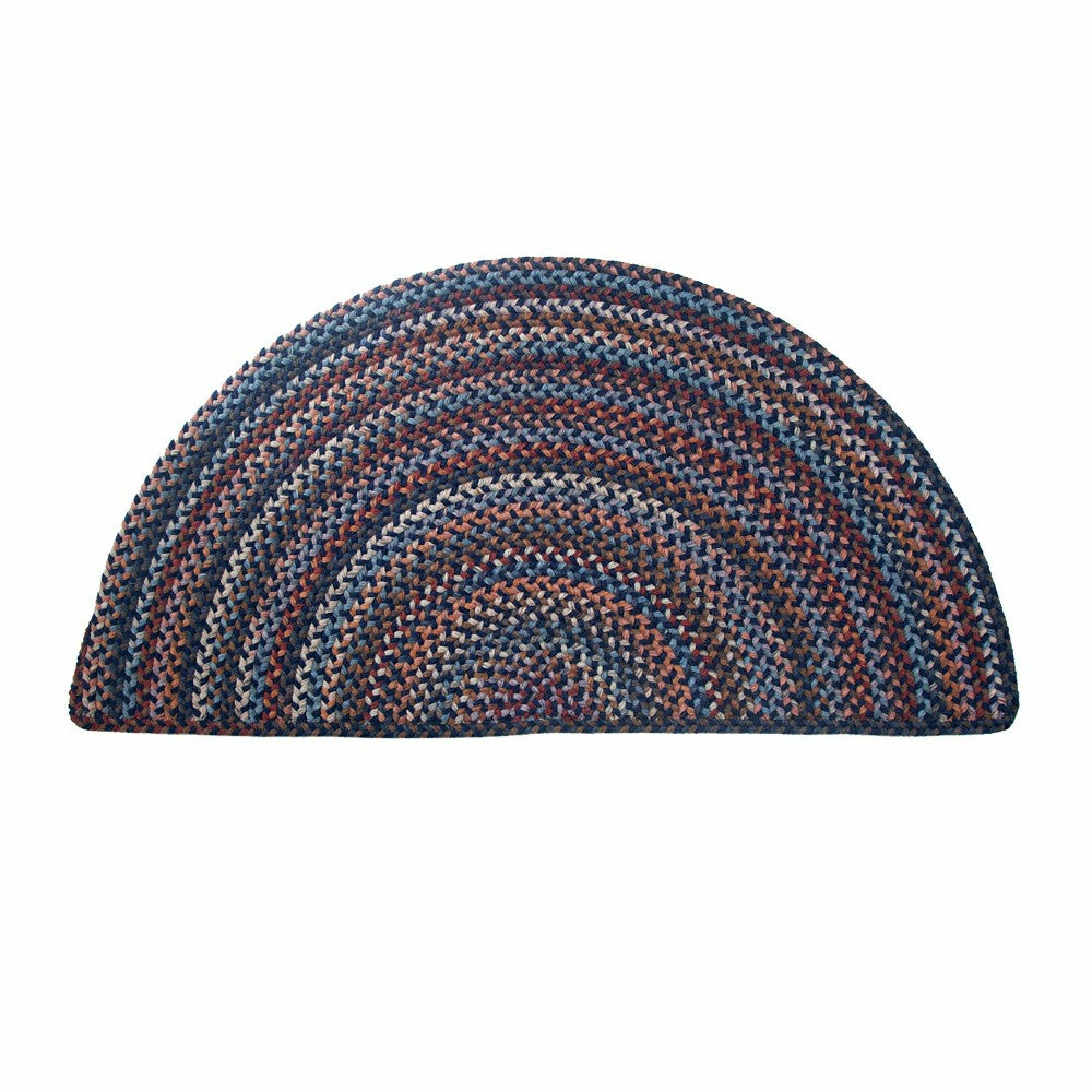 Plow & Hearth Blue Ridge Wool Braided Rug, 3' x 5'