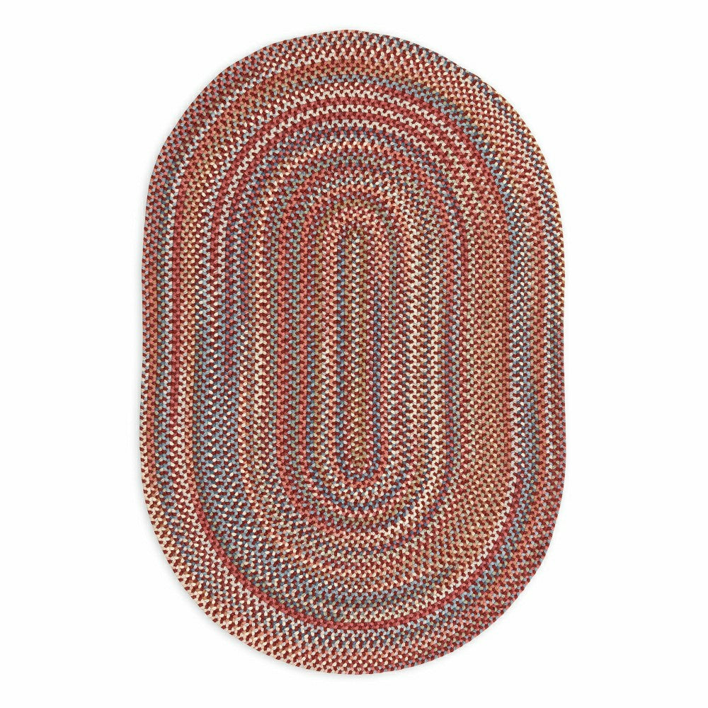 Plow & Hearth Blue Ridge Wool Braided Rug, 3' x 5'