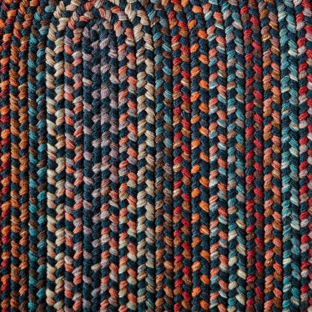 Plow & Hearth Blue Ridge Wool Braided Rug, 3' x 5'