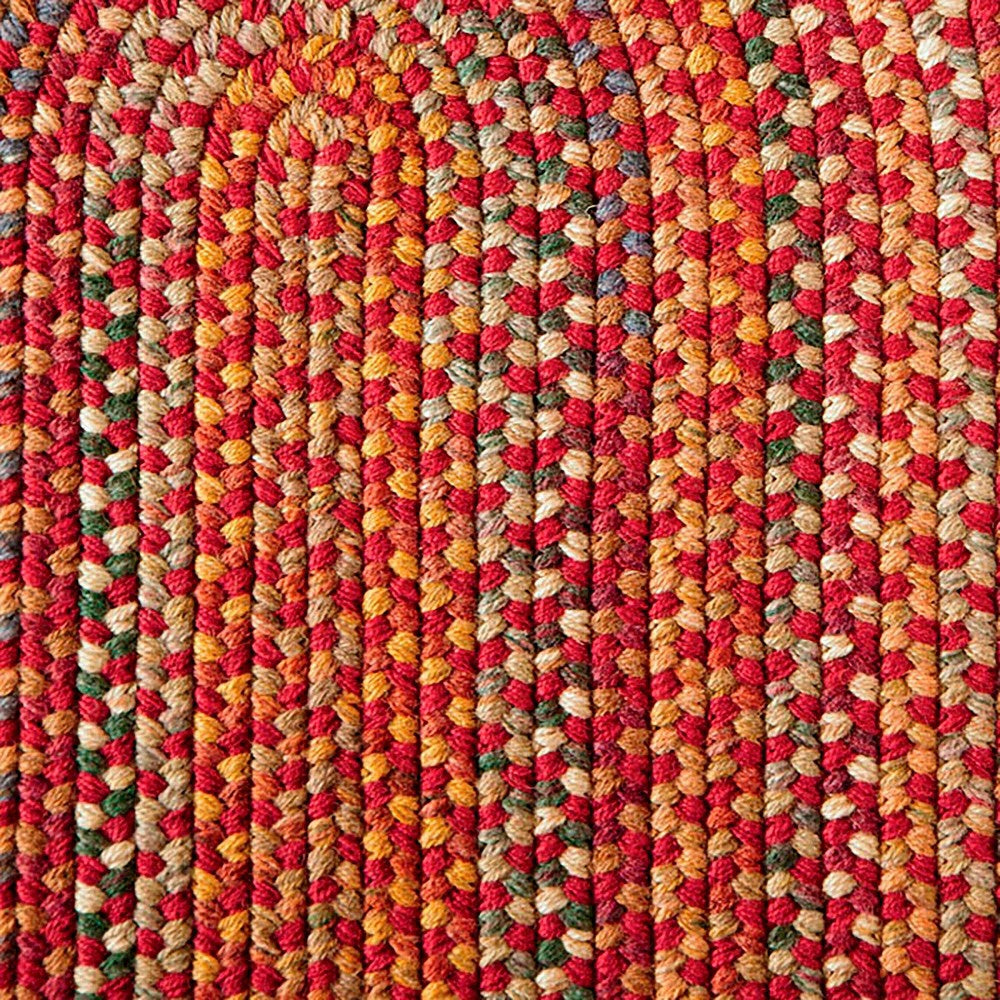 Plow & Hearth Blue Ridge Wool Braided Rug, 3' x 5'