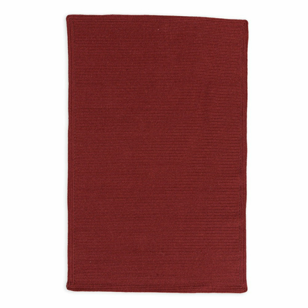 Plow & Hearth Blue Ridge Rectangle Wool Braided Rug, 5' x 8'