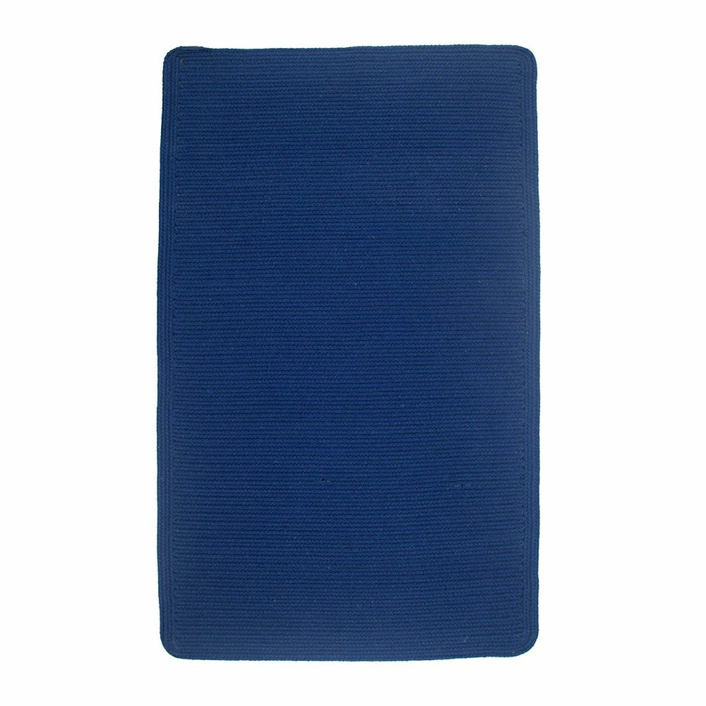 Plow & Hearth Blue Ridge Rectangle Wool Braided Rug, 5' x 8'