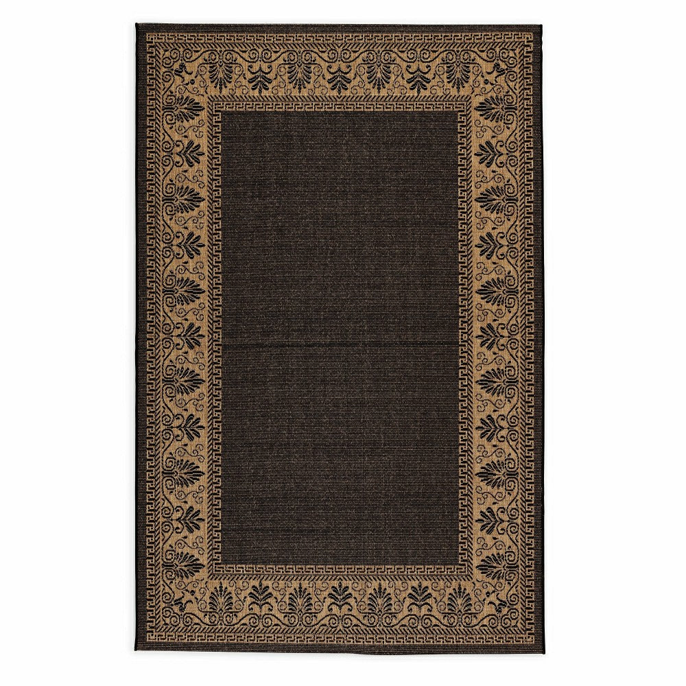 Plow & Hearth Veranda Border Indoor/Outdoor Rug, 2' x 3'7"