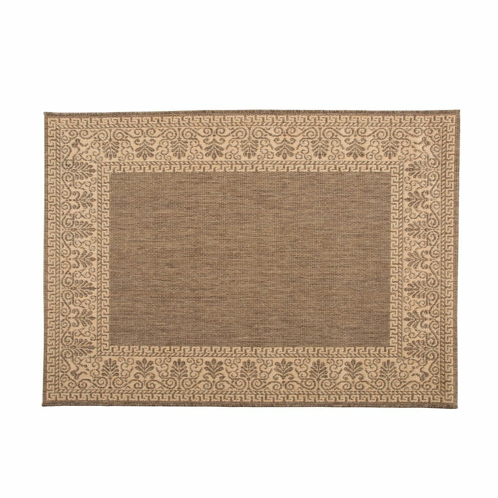 Plow & Hearth Veranda Border Indoor/Outdoor Rug, 2' x 3'7"