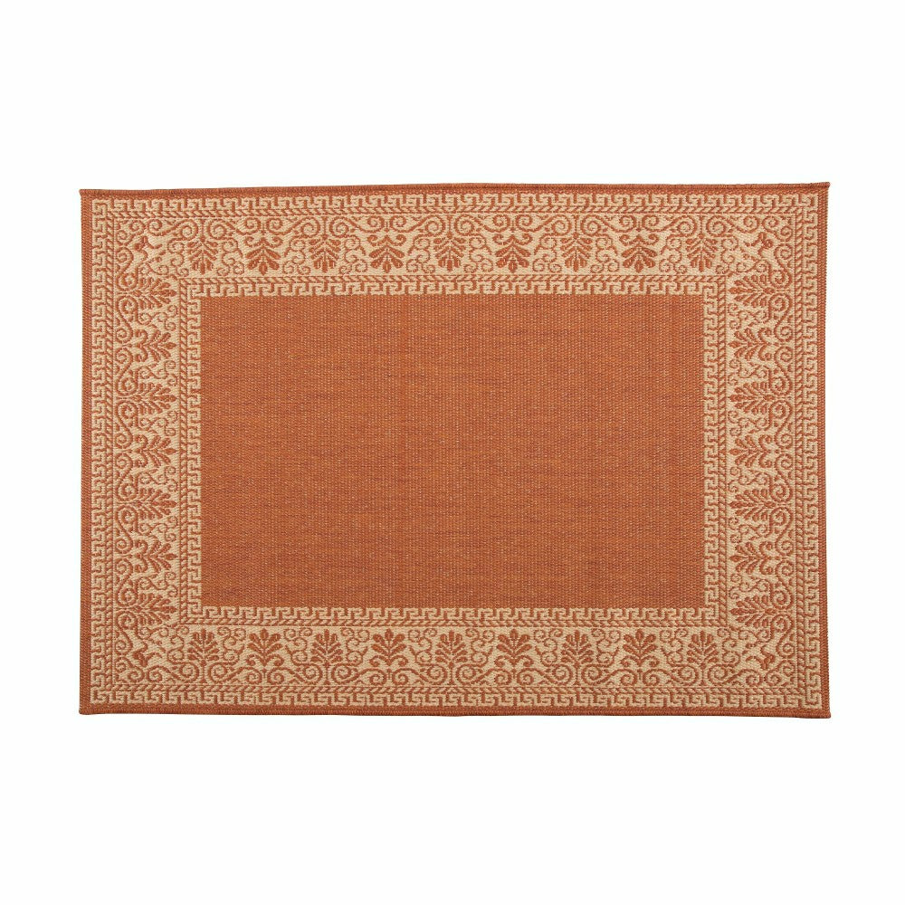 Plow & Hearth Veranda Border Indoor/Outdoor Rug, 2' x 3'7"