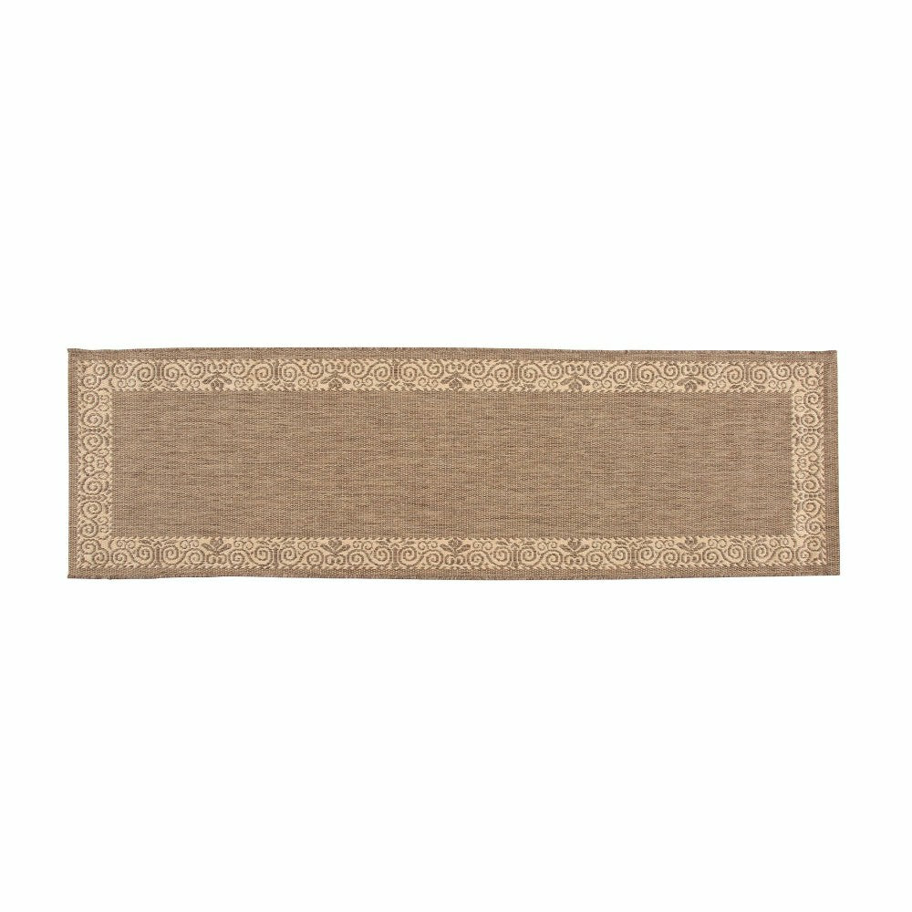 Plow & Hearth Veranda Border Indoor/Outdoor Rug, 2' x 3'7"