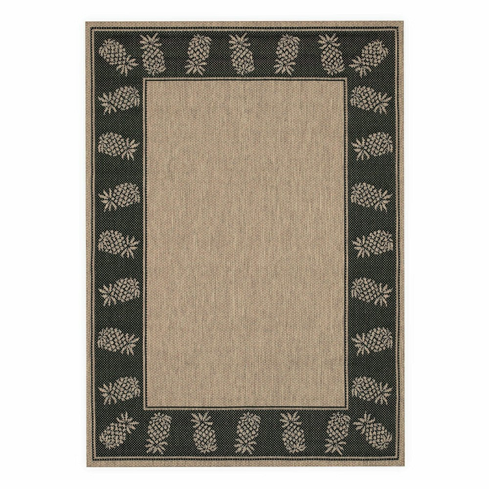 Plow & Hearth Veranda Border Indoor/Outdoor Rug, 2' x 3'7"