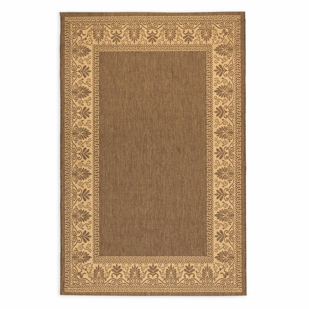 Plow & Hearth Veranda Border Indoor/Outdoor Rug, 2' x 3'7"