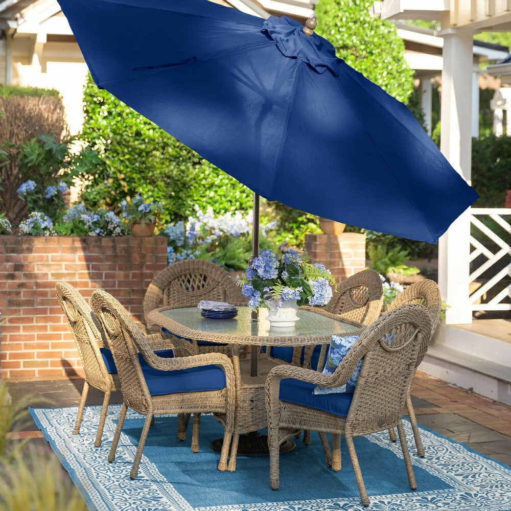 Plow & Hearth Veranda Border Indoor/Outdoor Rug, 2' x 3'7"
