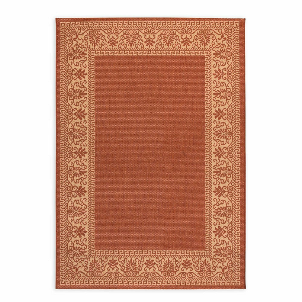 Plow & Hearth Veranda Border Indoor/Outdoor Rug, 2' x 3'7"