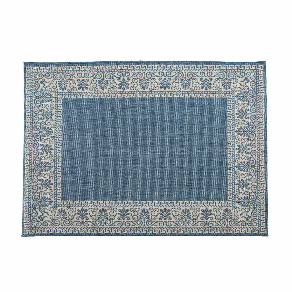 Plow & Hearth Veranda Border Indoor/Outdoor Rug, 2' x 3'7"
