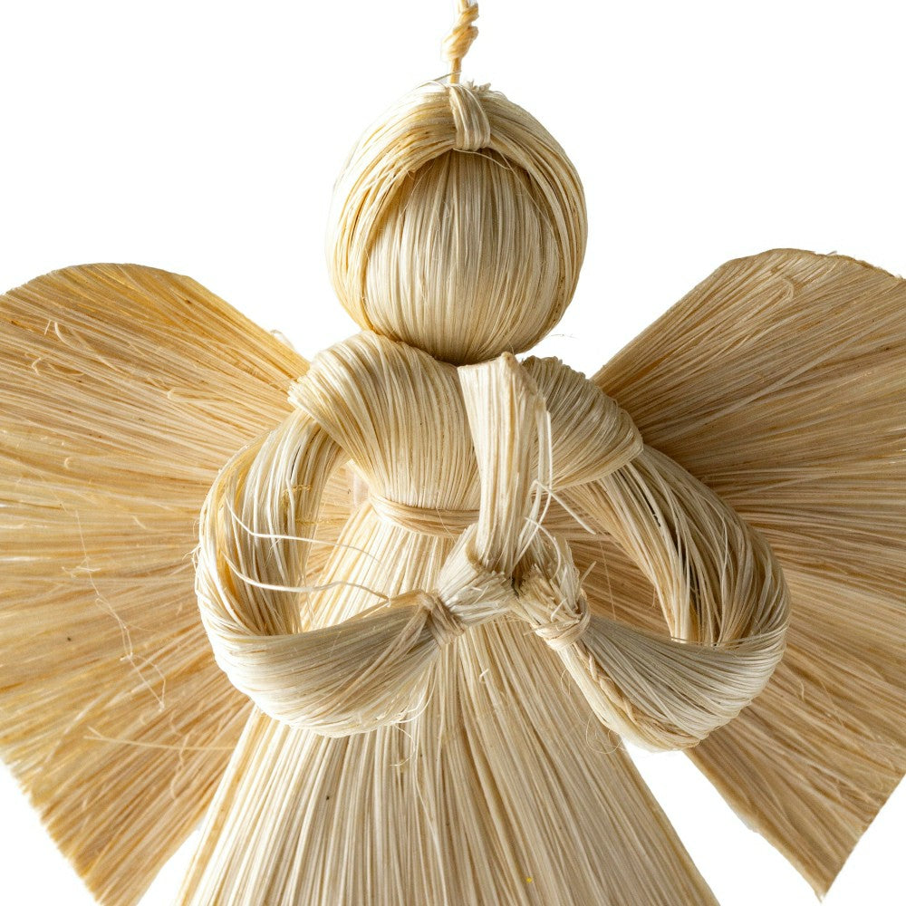 Plow & Hearth Abaca Angels, Set of 3