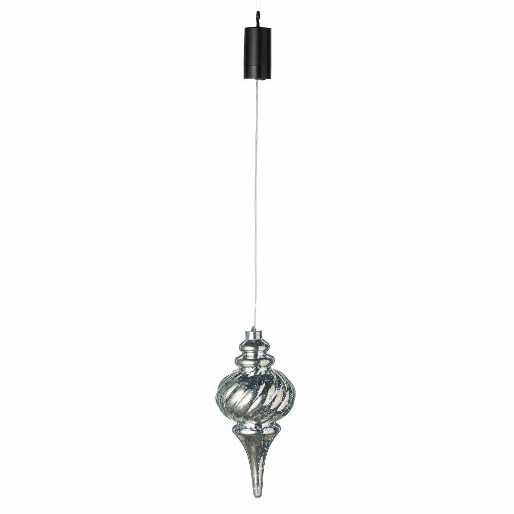 Plow & Hearth Indoor/Outdoor Shatterproof Holiday Lighted Hanging Ornament