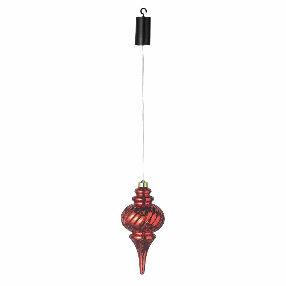 Plow & Hearth Indoor/Outdoor Shatterproof Holiday Lighted Hanging Ornament
