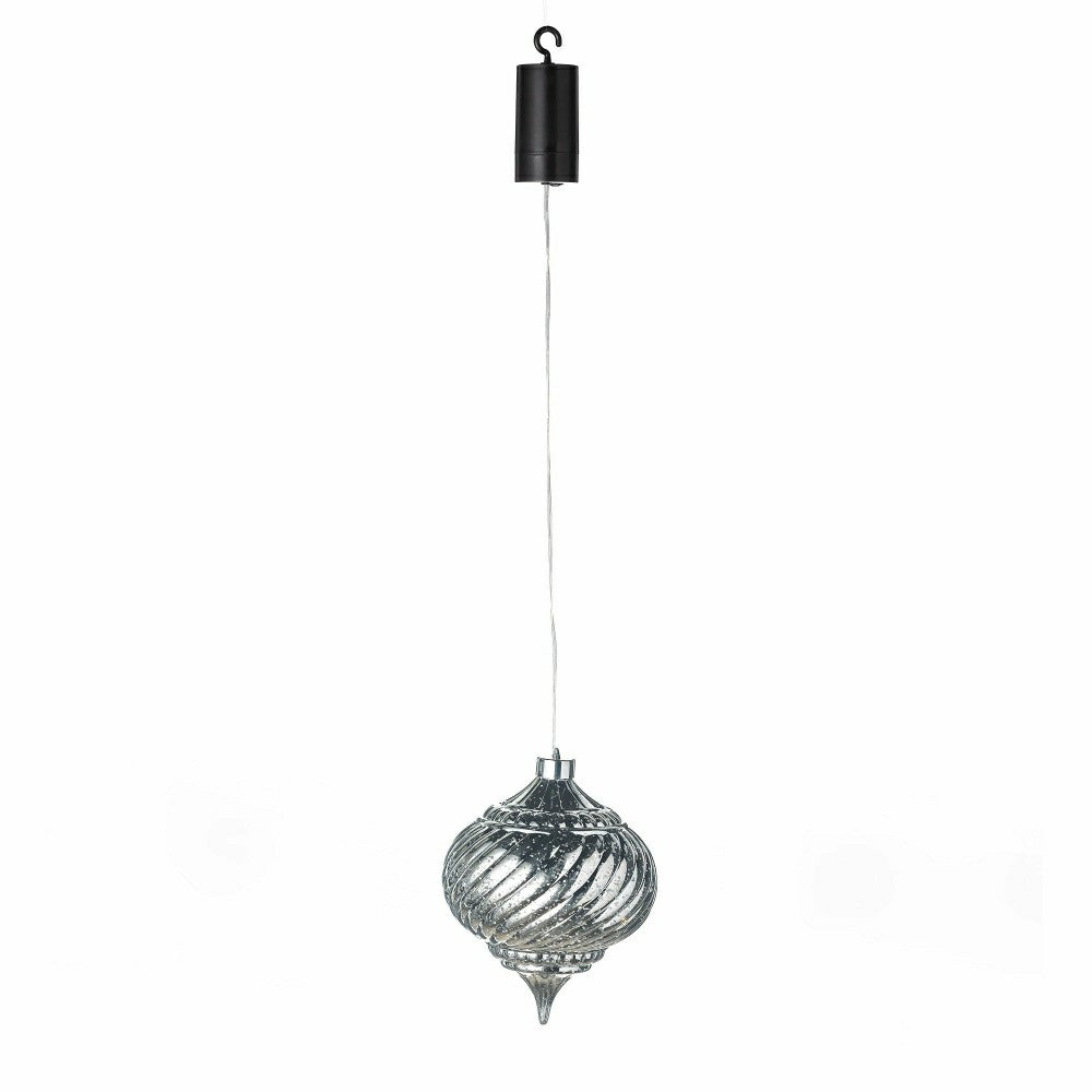 Plow & Hearth Indoor/Outdoor Shatterproof Holiday Lighted Hanging Ornament