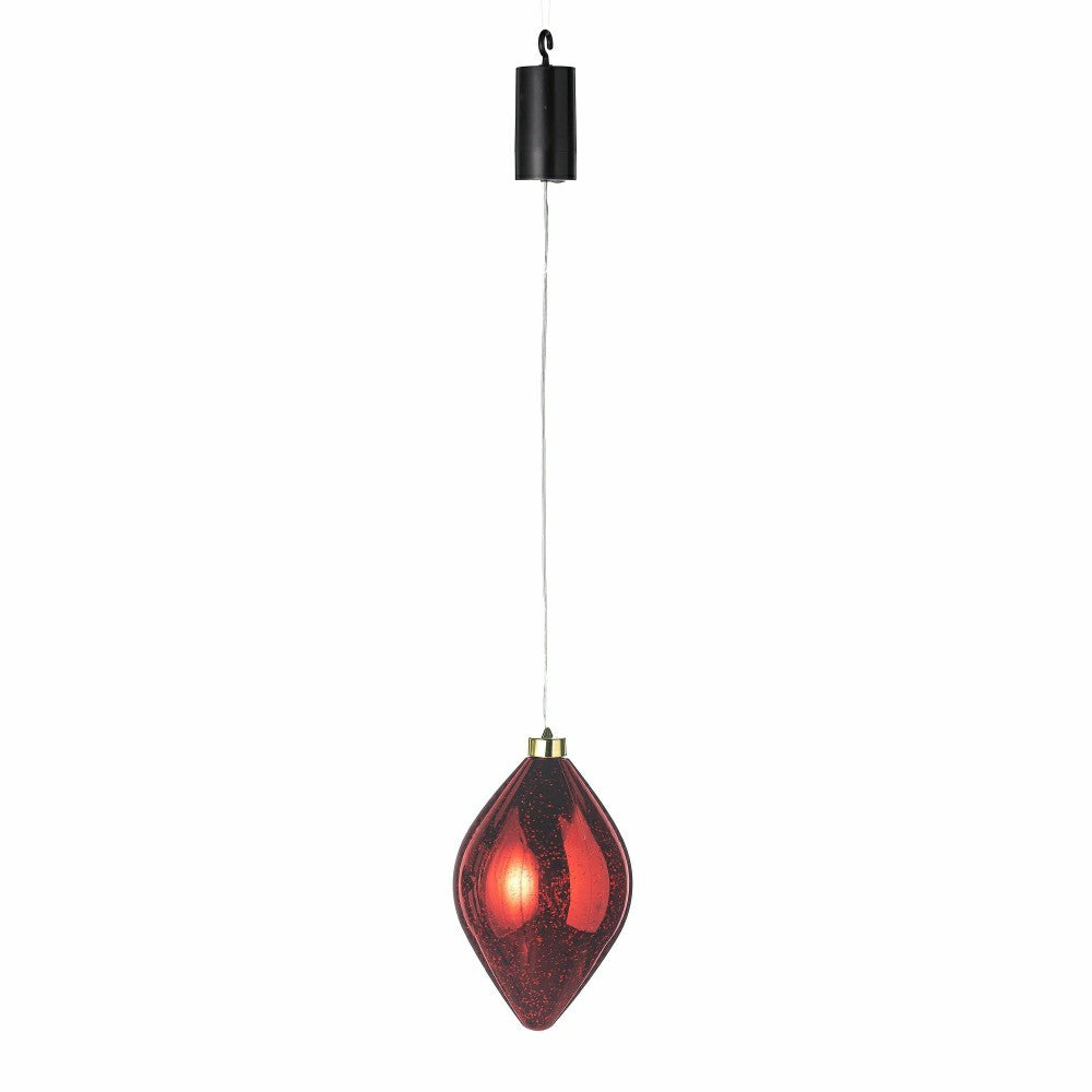 Plow & Hearth Indoor/Outdoor Shatterproof Holiday Lighted Hanging Ornament