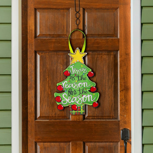Plow & Hearth Jesus Is The Reason Door Décor