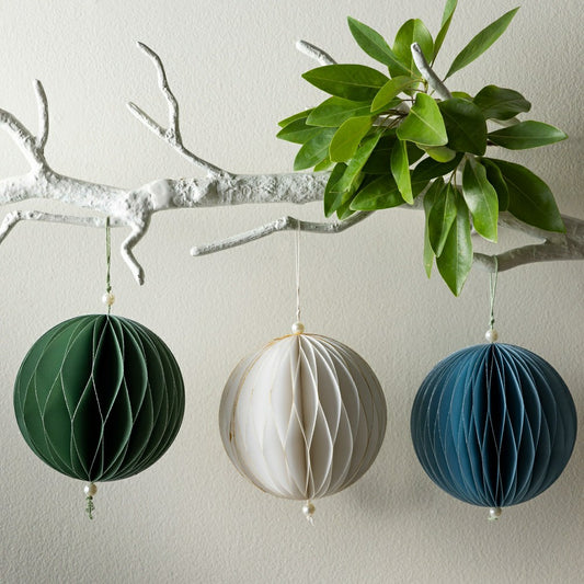 Plow & Hearth Paper Globe Ornament