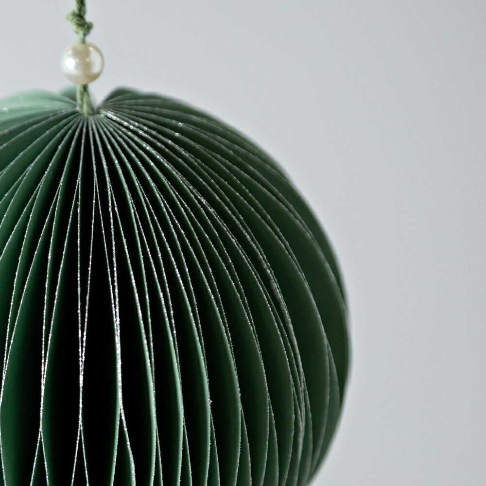 Plow & Hearth Paper Globe Ornament