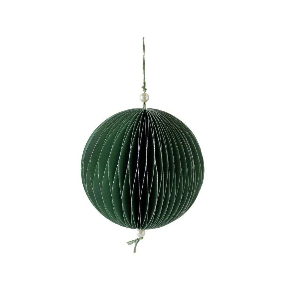 Plow & Hearth Paper Globe Ornament