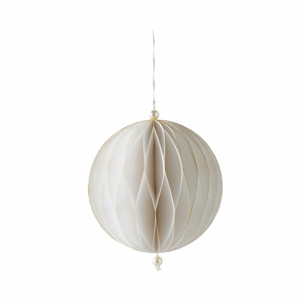 Plow & Hearth Paper Globe Ornament