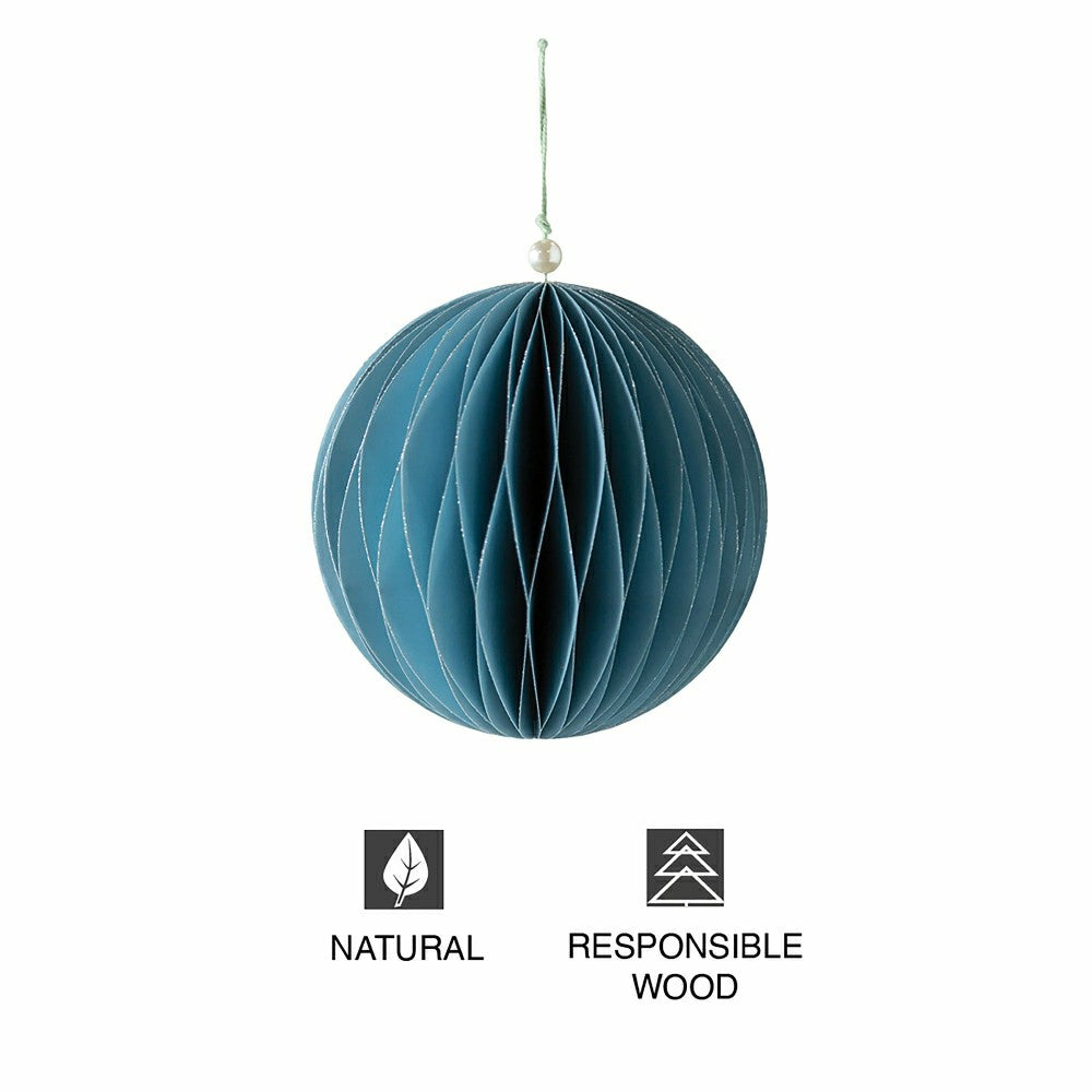 Plow & Hearth Paper Globe Ornament